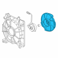 OEM 2013 Acura ILX Fan, Cooling Diagram - 19020-R1A-A01