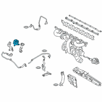 OEM BMW X3 Auxiliary Water Pump Diagram - 11-51-8-671-654