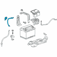 OEM 2018 Chevrolet Malibu Cable Asm-Battery Negative Diagram - 23280355