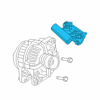 OEM Ram 3500 Bracket-Alternator Diagram - 4627793AB