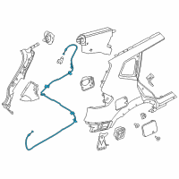 OEM 2015 Nissan Rogue Cable Assy-Gas Filler Opener Diagram - 78821-7FA1B