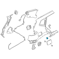 OEM Nissan Rogue Spring-Fuel Filler Lid Diagram - 78836-ET01A