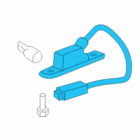 OEM 2010 Chevrolet Malibu License Lamp Diagram - 20807069