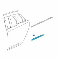 OEM Chevrolet Impala Molding Diagram - 22795509