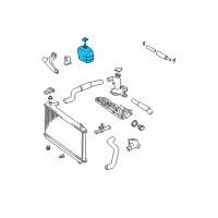 OEM 2003 Toyota Avalon Reservoir Assembly Diagram - 16470-0A060