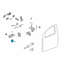 OEM 2001 Acura MDX Switch Assembly, Power Seat Memory Diagram - 35961-S3M-A01