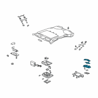 OEM 2012 Acura RL Base (Max Ivory) Diagram - 34453-SJA-003ZE