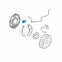 OEM Chevrolet Colorado Wheel Cylinder Diagram - 25832114