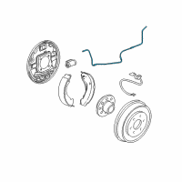 OEM 2013 GMC Sierra 3500 HD Brake Line Diagram - 88983905