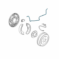 OEM Chevrolet Brake Line Diagram - 88983905