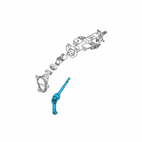 OEM 2005 Nissan Murano Joint Assembly-Steering, Lower Diagram - 48080-CA00A