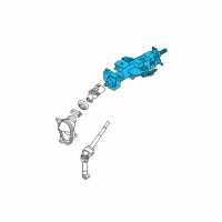 OEM 2004 Nissan Murano Column Assy-Steering, Upper Diagram - 48810-CA060