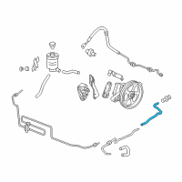 OEM 2007 Honda Odyssey Hose, Power Steering Return Diagram - 53734-SHJ-A02