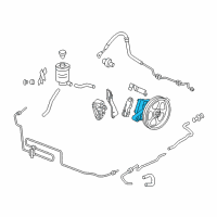 OEM Honda Odyssey Pump Sub-Assembly, Power Steering Diagram - 56110-RGL-A04