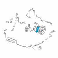 OEM 2008 Honda Odyssey Pump Sub-Assembly, Power Steering Diagram - 56110-RGL-A04