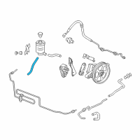 OEM 2006 Honda Odyssey Hose, Oil Tank Diagram - 53733-SHJ-A02