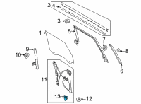 OEM Ford Bronco MOTOR ASY - WINDOW OPERATING Diagram - M2DZ-9923394-A