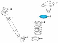 OEM 2022 Toyota Sienna Upper Insulator Diagram - 48257-08030