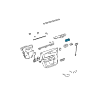 OEM 2011 GMC Acadia Window Switch Diagram - 20958433