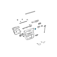 OEM GMC Acadia Lock Switch Diagram - 15848308