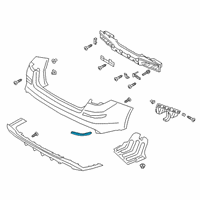 OEM Kia Optima Lamp Assembly-Rear R/REF Diagram - 92405D4500