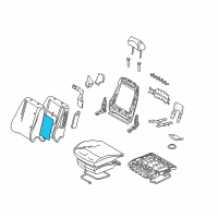 OEM Lincoln MKZ Seat Back Heater Diagram - 6H6Z-14D696-BA