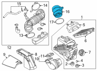 OEM 2022 Kia Carnival Sensor Assembly-Air Flow Diagram - 281643NRH0