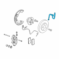 OEM 2017 Cadillac CTS Brake Hose Diagram - 84237974