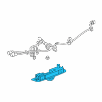 OEM 2020 Cadillac XT6 License Lamp Diagram - 84752831