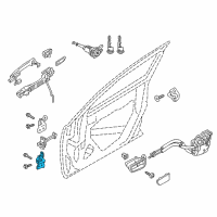 OEM Toyota Yaris iA Lower Hinge Diagram - 68710-WB003