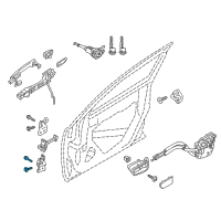 OEM Scion iA Upper Hinge Bolt Diagram - 90118-WB565