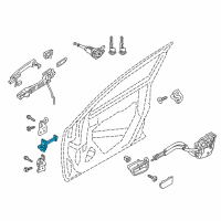 OEM Toyota Yaris iA Door Check Diagram - 68610-WB001