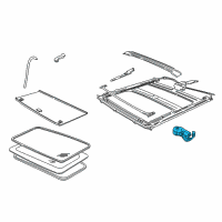 OEM Lincoln Mark LT Motor Assembly Diagram - 7C3Z-15790-A