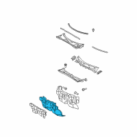 OEM Toyota Dash Panel Diagram - 55101-48151