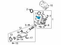 OEM Chevrolet Trailblazer Converter Shield Diagram - 12683292