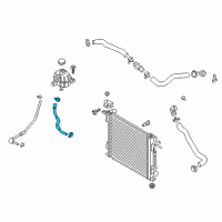 OEM Hyundai Tucson Hose & Clamp Assembly Diagram - 25450-D3300