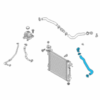 OEM 2016 Hyundai Tucson Hose Assembly-Radiator, Lower Diagram - 25410-D3700