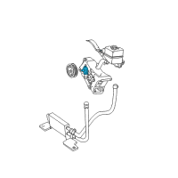 OEM 2005 Ford Explorer Sport Trac Power Steering Pump Diagram - 7L2Z-3A674-C
