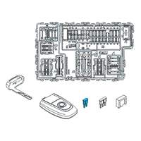 OEM 2017 Ford Police Interceptor Utility Maxi Fuse Diagram - DG9Z-14526-G