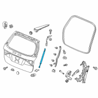 OEM Honda Odyssey Stay Assembly, Driver Side Diagram - 74870-TK8-306