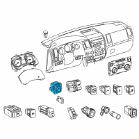 OEM 2014 Toyota Tundra Mirror Switch Diagram - 84870-0T020-C0