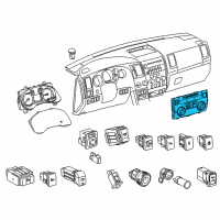 OEM Toyota Tundra Dash Control Unit Diagram - 55900-0C170