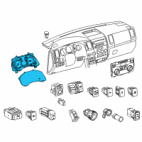 OEM 2018 Toyota Tundra Gauge Cluster Diagram - 83800-0CM70-RP