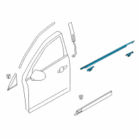 OEM Lincoln MKT Belt Molding Diagram - AE9Z-7421453-B