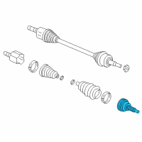 OEM 2007 Pontiac Torrent Outer Joint Diagram - 19149871