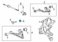 OEM 2021 Chevrolet Corvette Lower Control Arm Cam Diagram - 11602197