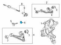 OEM Chevrolet Corvette Lower Control Arm Cam Diagram - 11602197