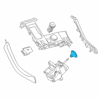 OEM 2015 Lexus CT200h Knob Sub-Assembly, Shift Diagram - 33504-76050