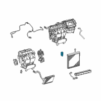 OEM 2017 Toyota Sienna Expansion Valve Diagram - 88515-08170