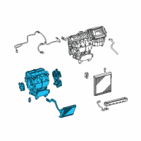 OEM 2019 Toyota Sienna Evaporator Assembly Diagram - 87050-08080